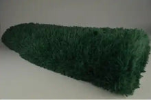 Langharig bont Donkergroen