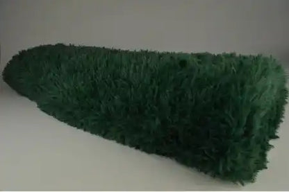 Langharig bont Donkergroen