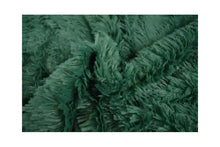 Langharig bont Donkergroen