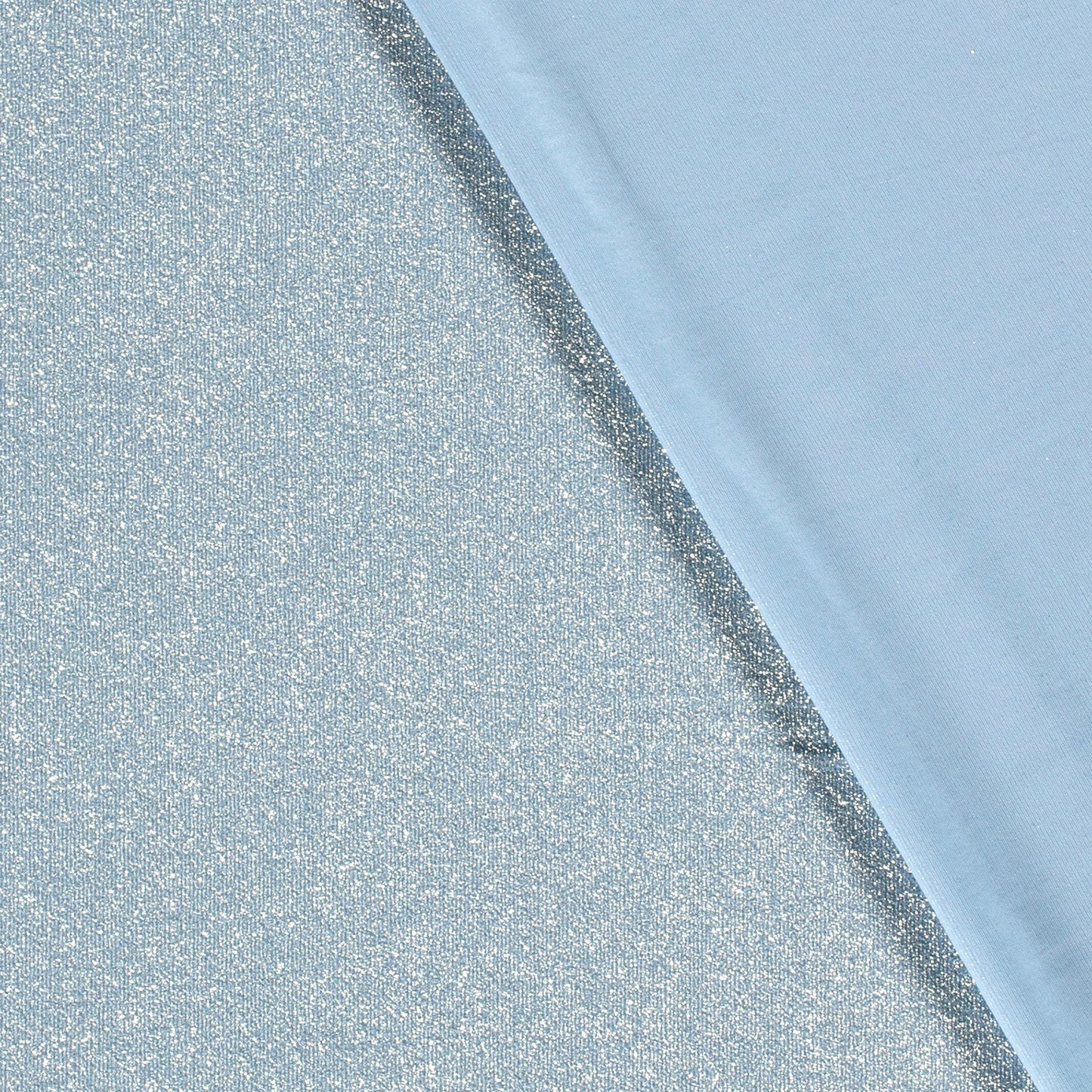 Lurex jersey Babyblauw