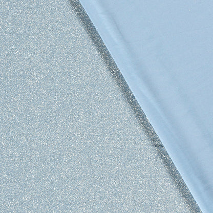 Lurex jersey Babyblauw