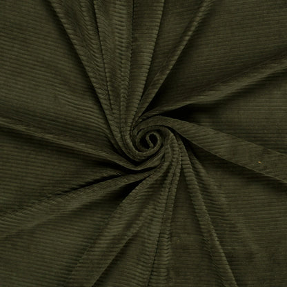 Nicky Velours big rib Army