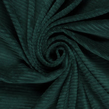 Nicky Velours big rib Donkergroen