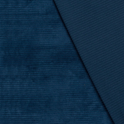 Nicky Velours big rib Marine