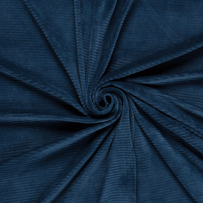 Nicky Velours big rib Marine