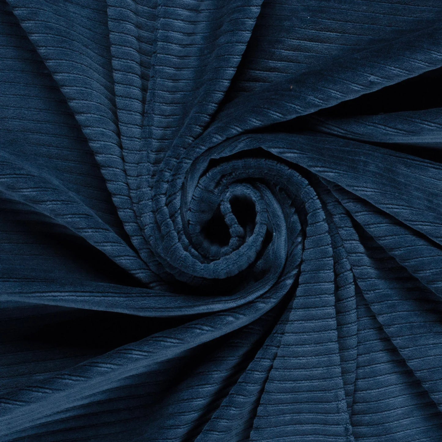 Nicky Velours big rib Marine