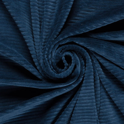 Nicky Velours big rib Marine