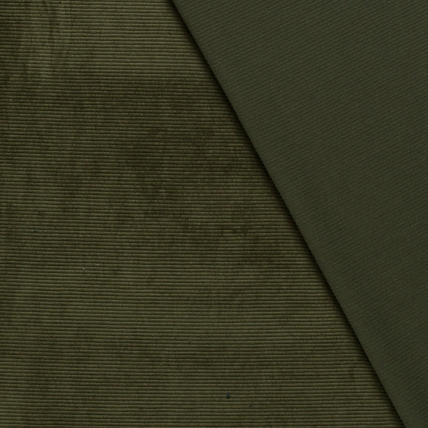 Nicky Velours rib Army