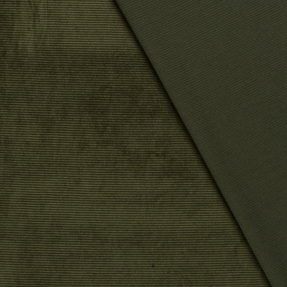 Nicky Velours rib Army