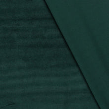 Nicky Velours rib Donkergroen