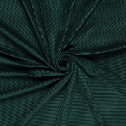 Nicky Velours rib Donkergroen