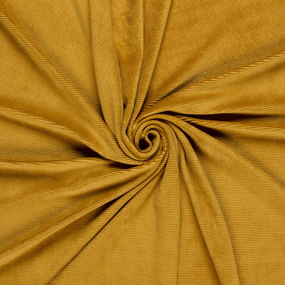 Nicky Velours rib Okergeel