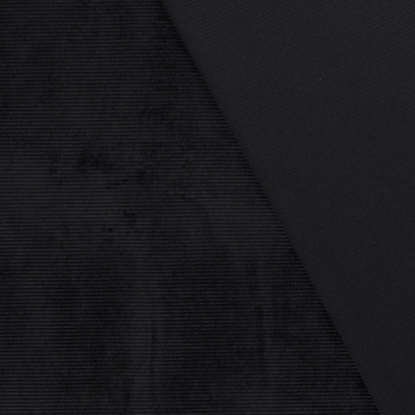 Nicky Velours rib Zwart