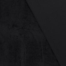 Nicky Velours rib Zwart