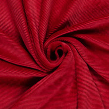 Nicky Velours rib rood