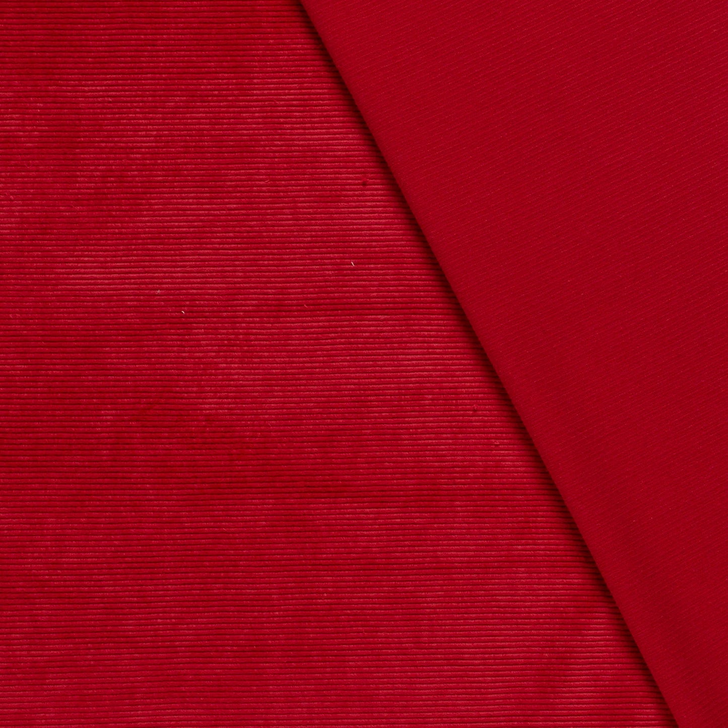 Nicky Velours rib rood