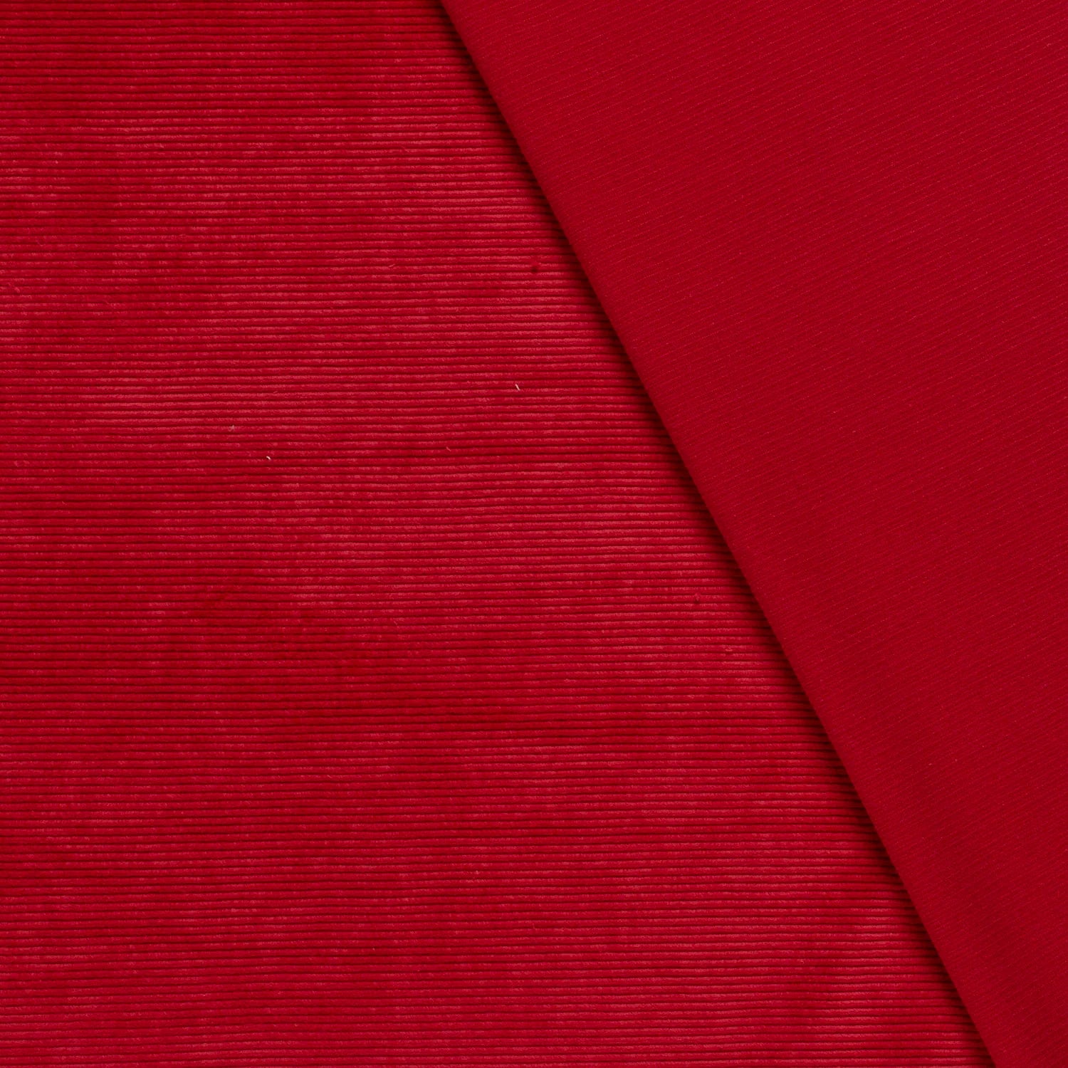 Nicky Velours rib rood