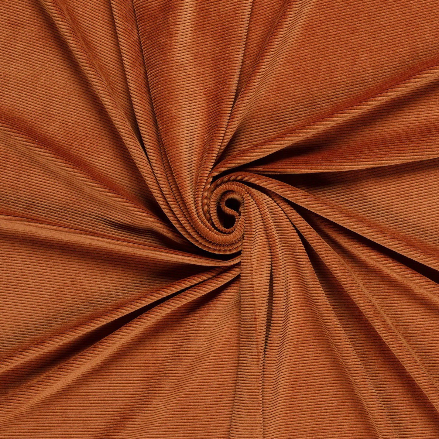 Nicky Velours ribstof Roest