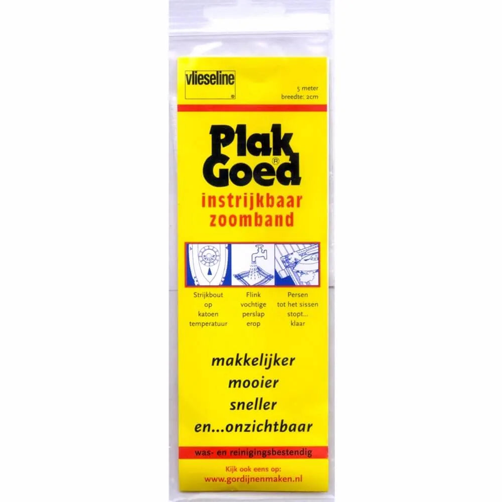 Vlieseline zoomband instrijkbaar 20mm