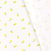 100% Katoen poplin Citroen wit