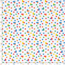 100% Katoen poplin Cubes wit