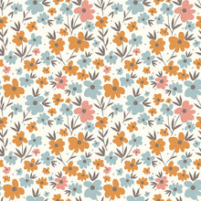 100% Katoen poplin Bloem ecru