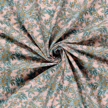 100% Katoen poplin Paisley roze