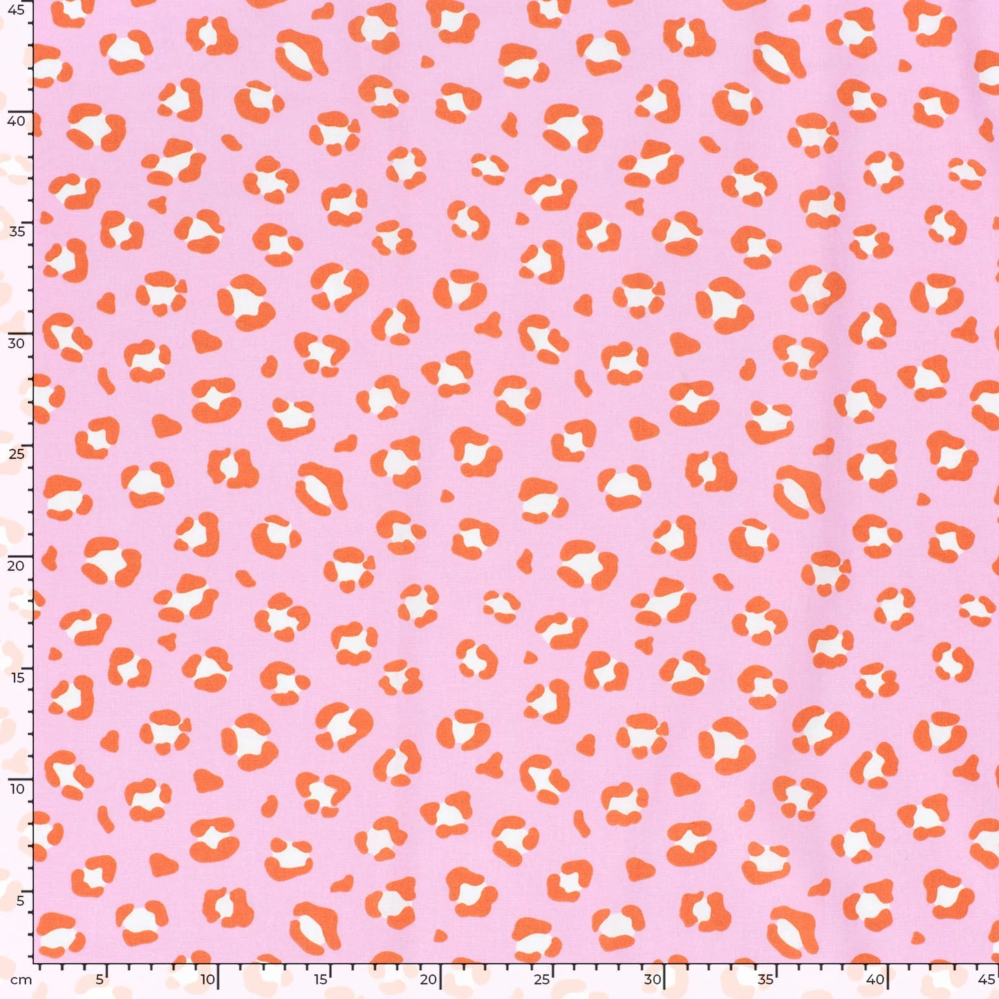 100% Katoen poplin Panter roze