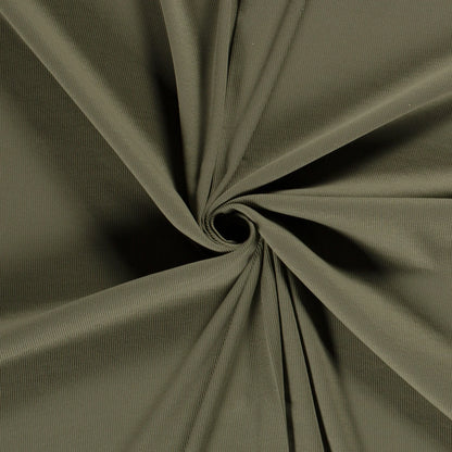 Rib jersey Donkergroen