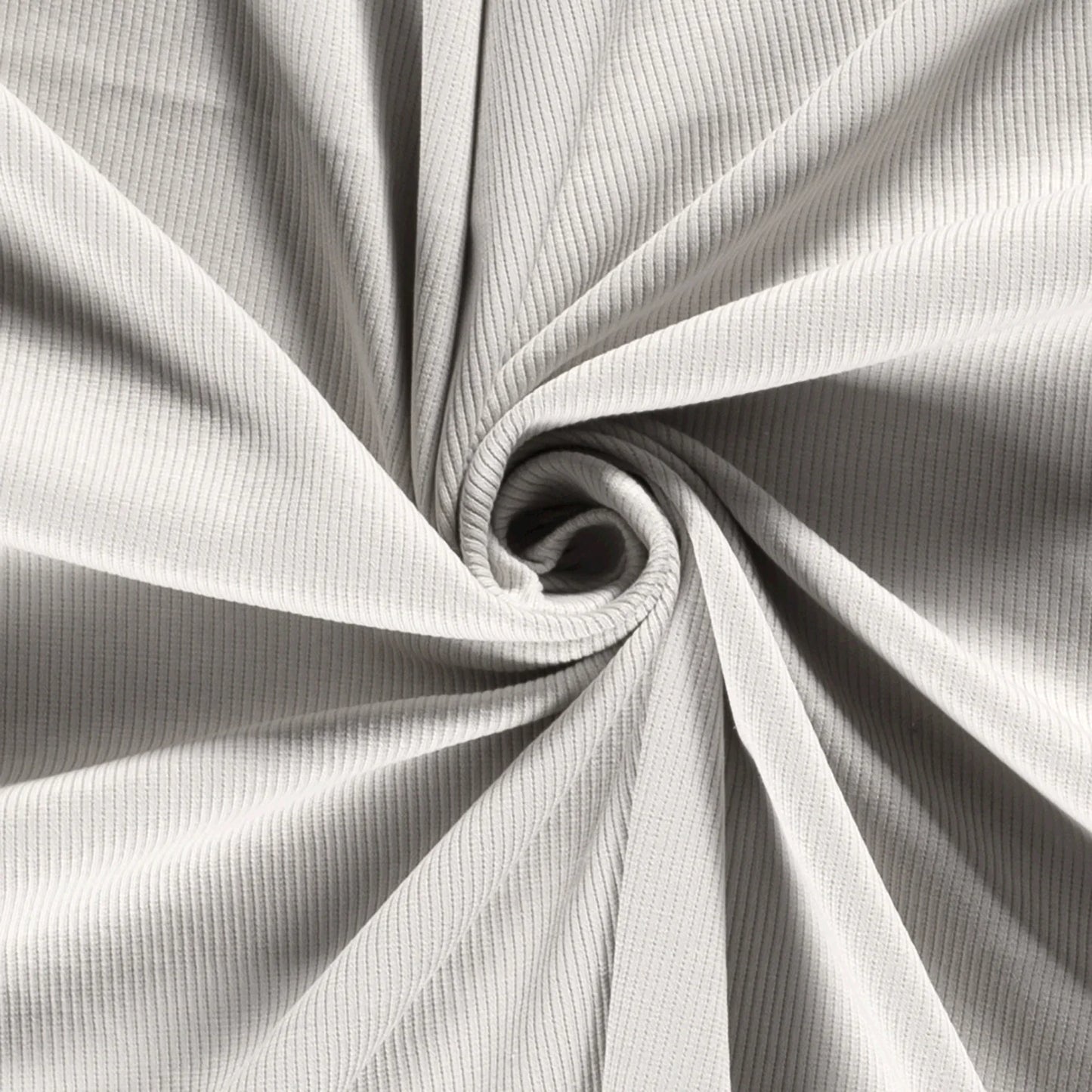 Rib jersey Lichtgrijs