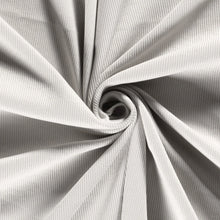 Rib jersey Lichtgrijs