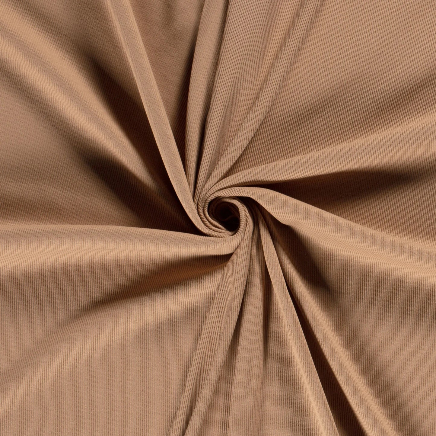 Rib jersey Nootmuskaat