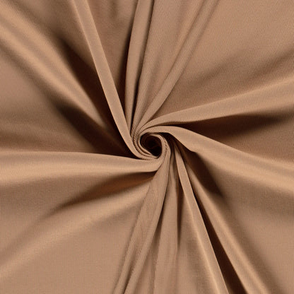 Rib jersey Nootmuskaat