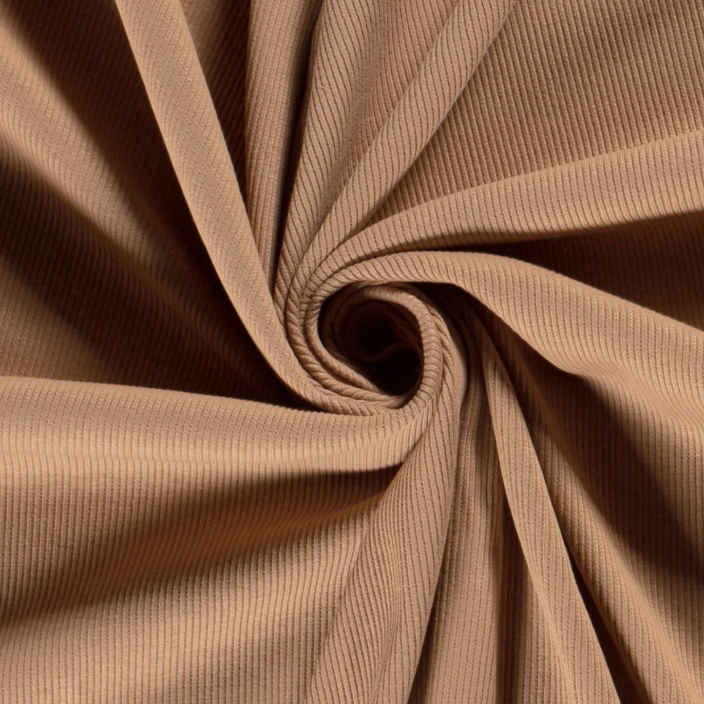 Rib jersey Nootmuskaat