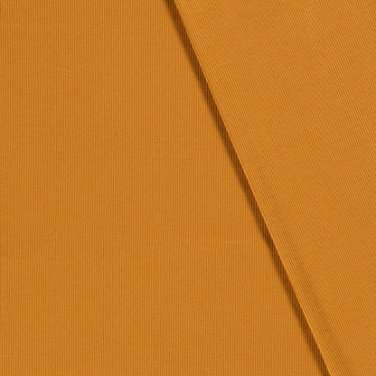 Rib jersey Okergeel
