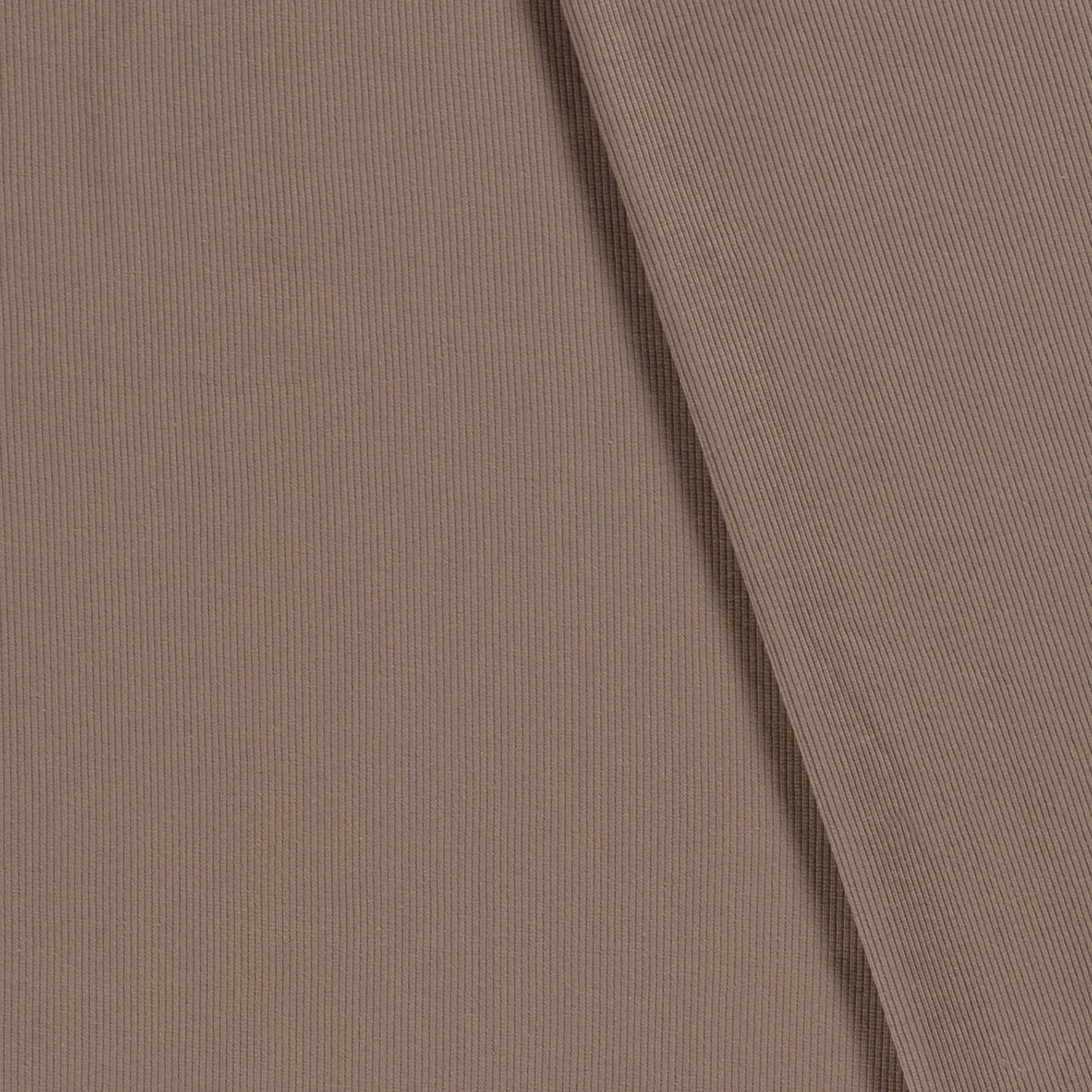 Rib jersey Taupe
