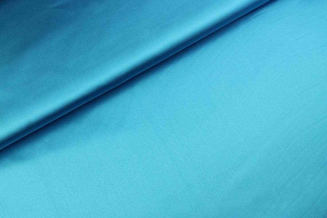 Satijn stof Aqua