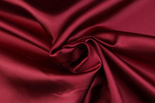 Satijn stof Bordeaux