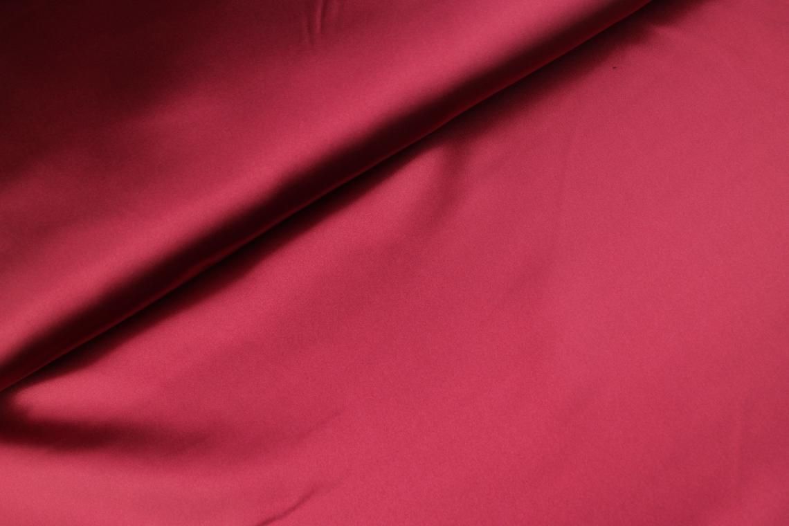 Satijn stof Bordeaux