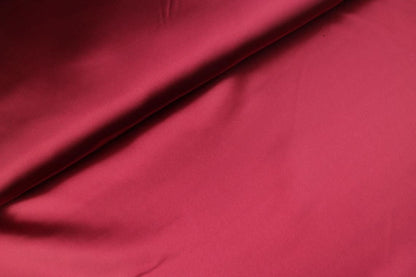 Satijn stof Bordeaux