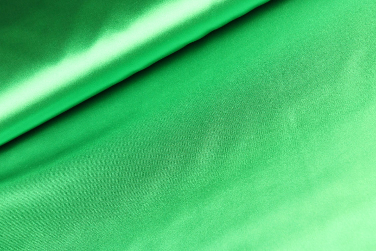 Satijn stof Groen