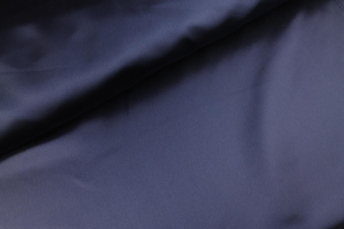 Satijn stof Navy