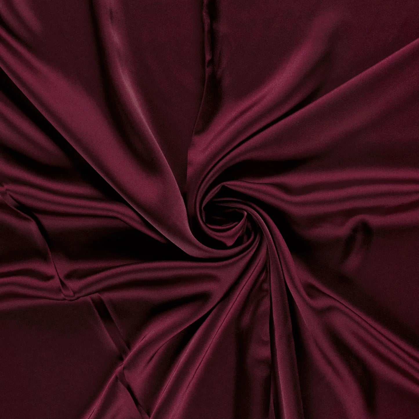 Satijn stretch Bordeaux