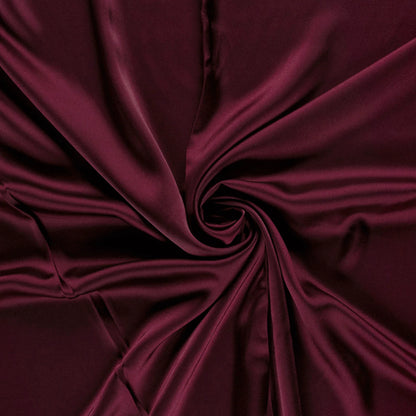 Satijn stretch Bordeaux