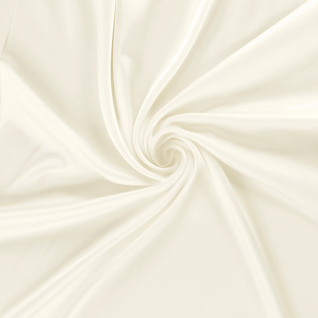 Satijn stretch Ivoor