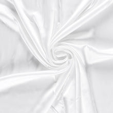 Satijn stretch Wit