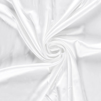 Satijn stretch Wit