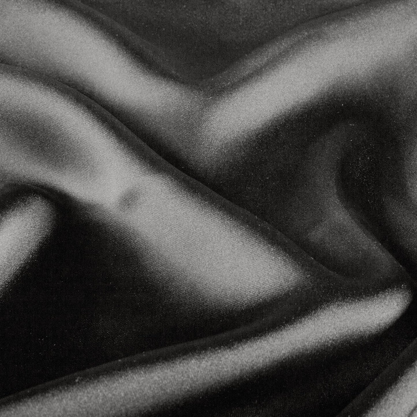 Satijn stretch Zwart