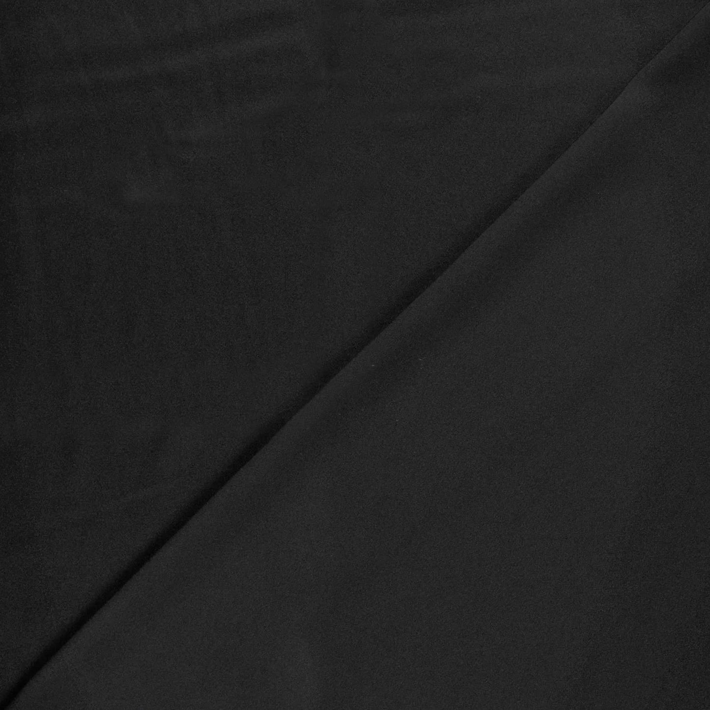 Satijn stretch Zwart