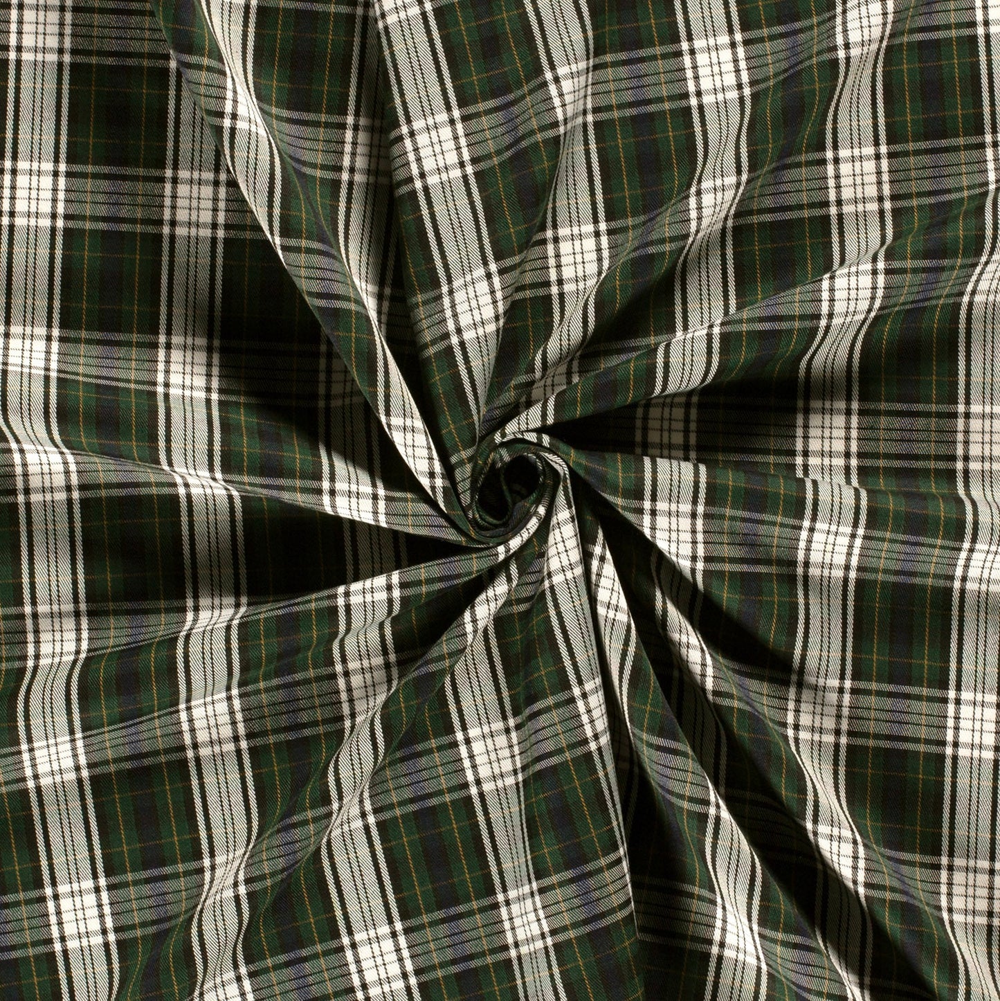 Schotse Ruiten stof Donkergroen